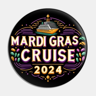 Mardi Gras Cruise 2024 Pin