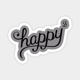 Happy Squared Magnet