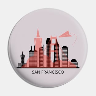 T-shirt san frncisco Pin