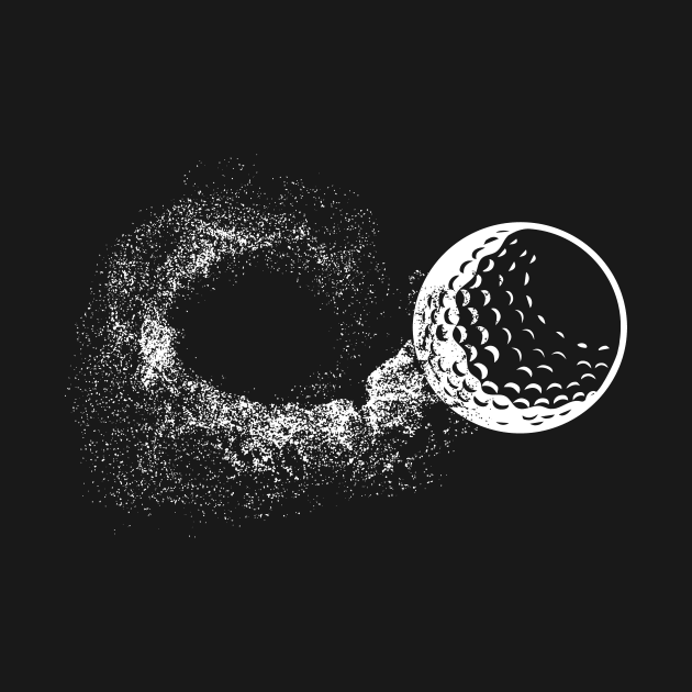 Golf Ball Slow Motion Effect by HBfunshirts