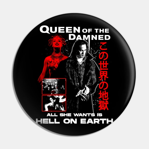 Queen Of The Damned Pin by WithinSanityClothing