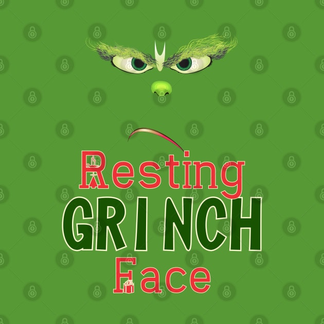 Resting Grinch Face by Wear & Cheer