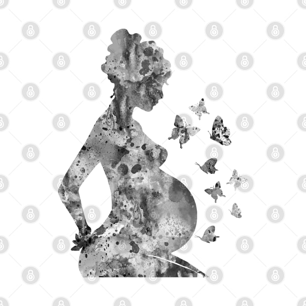 Pregnancy, pregnant woman by RosaliArt