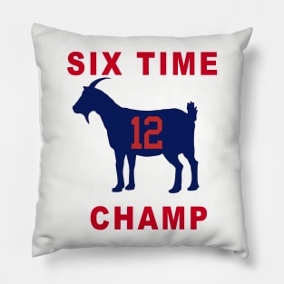 Six Time Champ Pillow