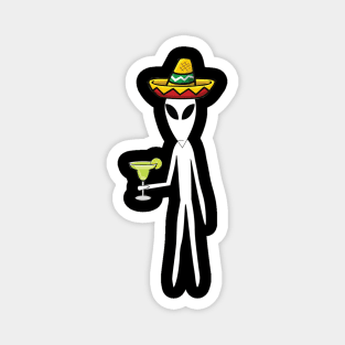 Cinco De Mayo Alien Magnet