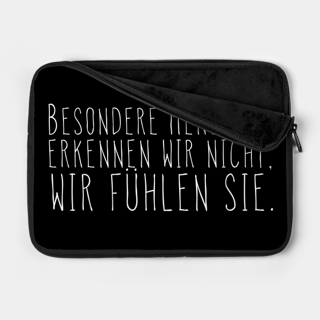 Besondere Menschen Spruch Liebe Laptop Case Teepublic
