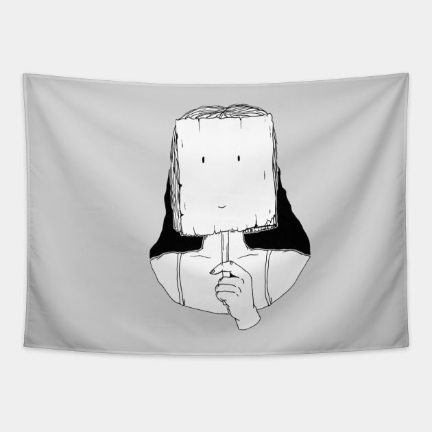 Paper Mask Tapestry by Manum