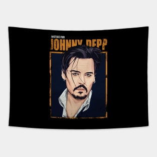 Justice for Johnny Depp Poster Tapestry