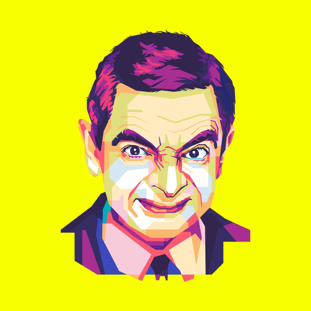 Mr. Bean Rowan Atkinson by Tupai Art