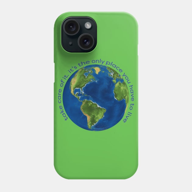 save the planet Phone Case by rclsivcreative