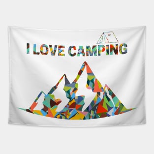 I Love Camping Tapestry