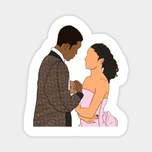 A Different World Dwayne Wayne Whitley Gilbert Fan Art Magnet