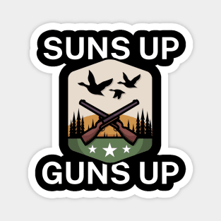 Suns up guns up Magnet