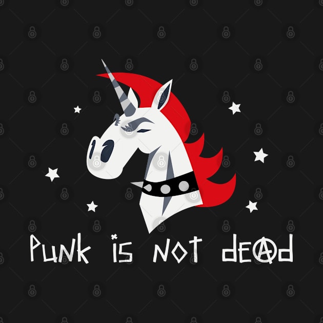 Punk is not dead, punk rock gift idea by Tom´s TeeStore