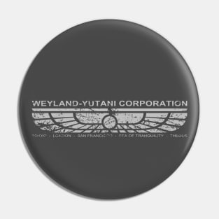 Weyland-Yutani Corp emblem (white) Pin