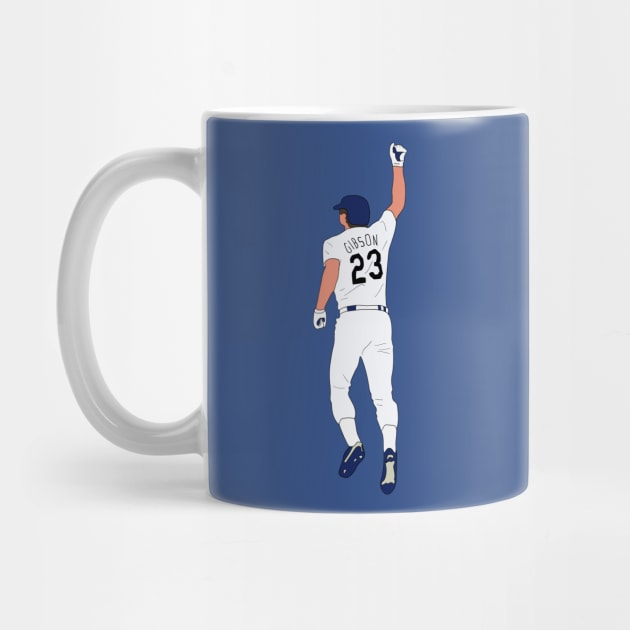 Kirk Gibson LA Dodgers World Series Home Run - La Dodgers - Mug