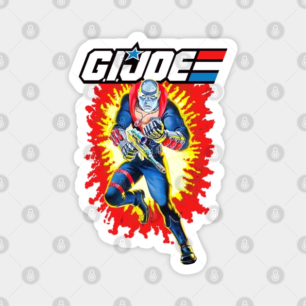 Destro GI Joe toy art card Magnet by EnglishGent