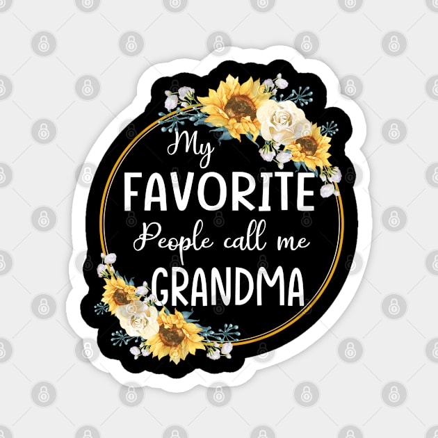 my favorite people call me grandma Magnet by Leosit