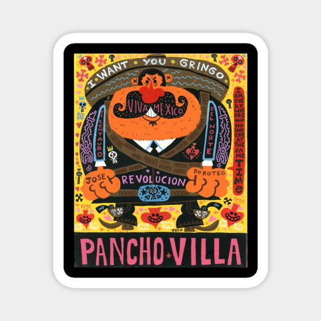 PANCHO VILLA Magnet by MEXOPOLIS