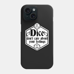 Pen and paper dice don't care Phone Case