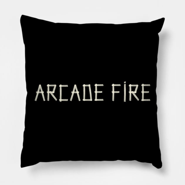 Arcade Fire - Paper Tape Pillow by PAPER TYPE