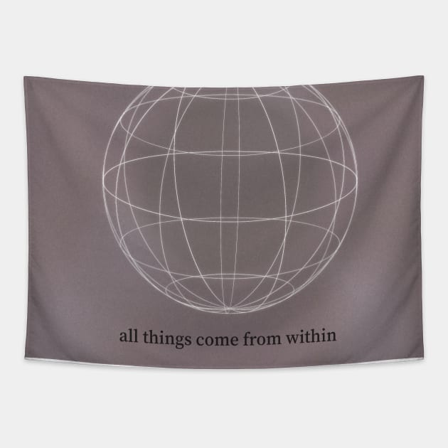 All things come from within Neville Goddard quote Tapestry by fmyangeldust