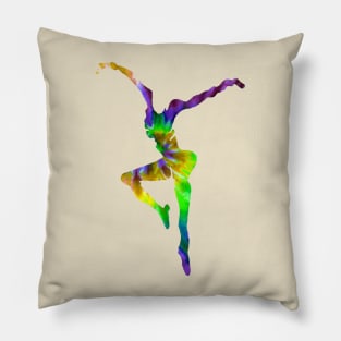 dave rainbow dancing Pillow