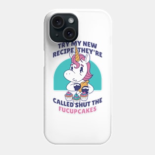 FUNNY CUPCAKE UNICORN Phone Case