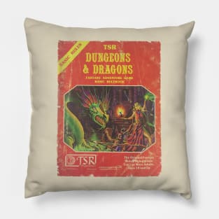 vintage dungeon & dragons adventure game Pillow