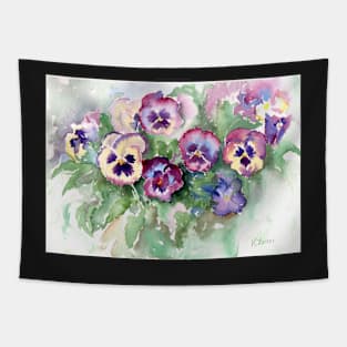 Pansies Tapestry