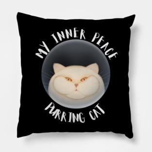 My inner peace Purring cat Pillow