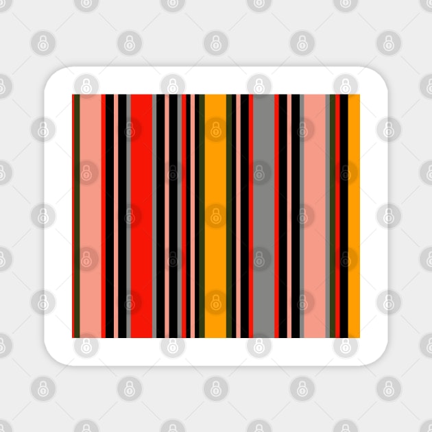 Ancient Color Stripes Magnet by Proway Design