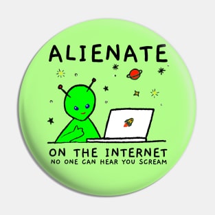 Alienate On The internet Pin