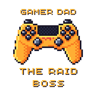 Gamer Dad Raid Boss Arcade T-Shirt