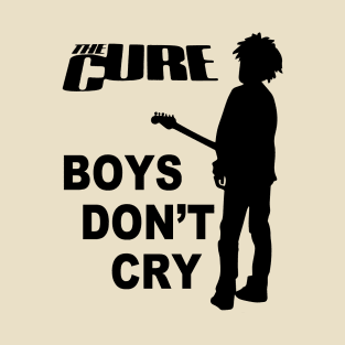 Boys Don't Cry Black Stencil T-Shirt