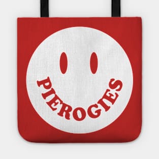 Pierogi Smiley Face Polish Tote