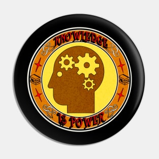 knowledge is power Pin