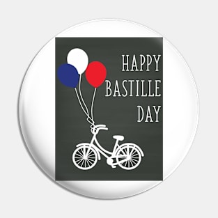 Balloon high upon the air - Bastille Day Pin