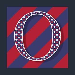 Old Glory Letter O T-Shirt