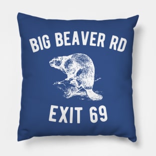 big beaver 2 Pillow