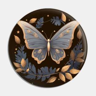 Enchanting blue butterfly Pin