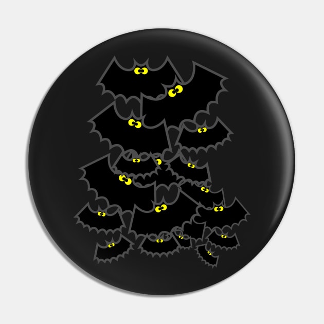 Bats Emoji Pin by vo_maria