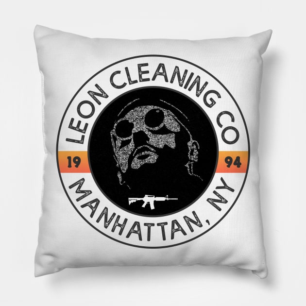 Leon Cleaning Co Pillow by NotoriousMedia