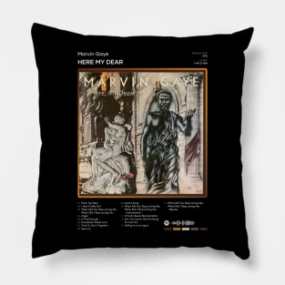 Marvin Gaye - Here My Dear Tracklist Album Pillow