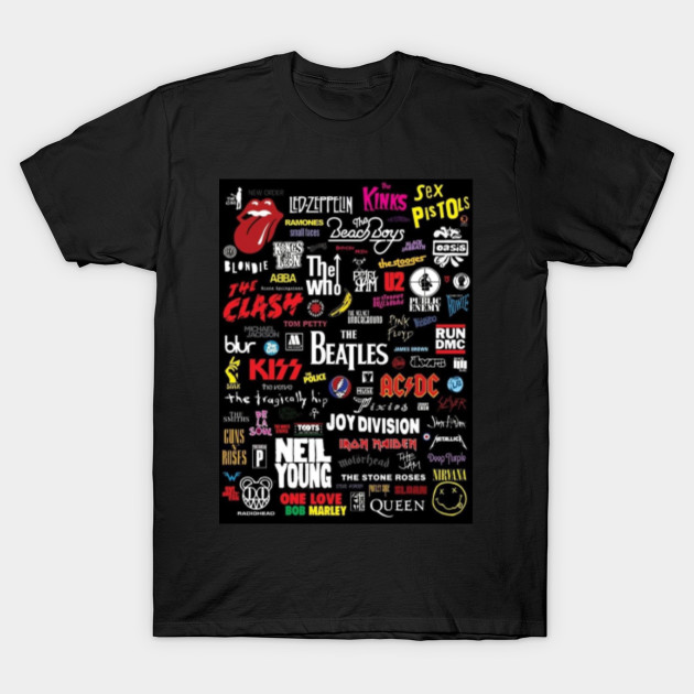 cool rock band t shirts