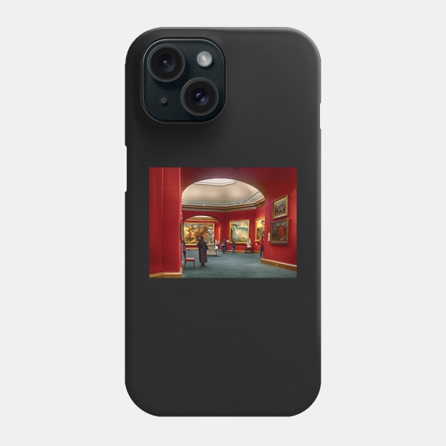 At The Gallery Phone Case by zglenallen