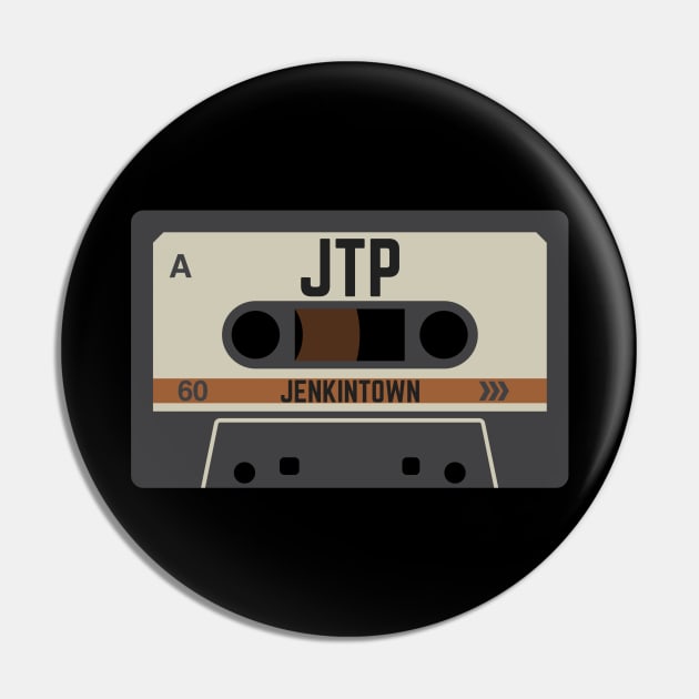 JTP Jenkintown Vintage Cassette Tape Pin by MalibuSun