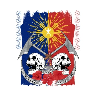 Philippine Flag Sun / Headhunter T-Shirt