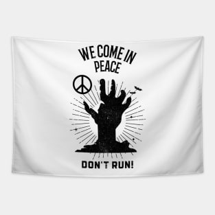 Zombie Peace Sign Tapestry