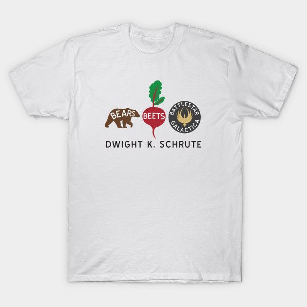 bears beets battlestar galactica shirt